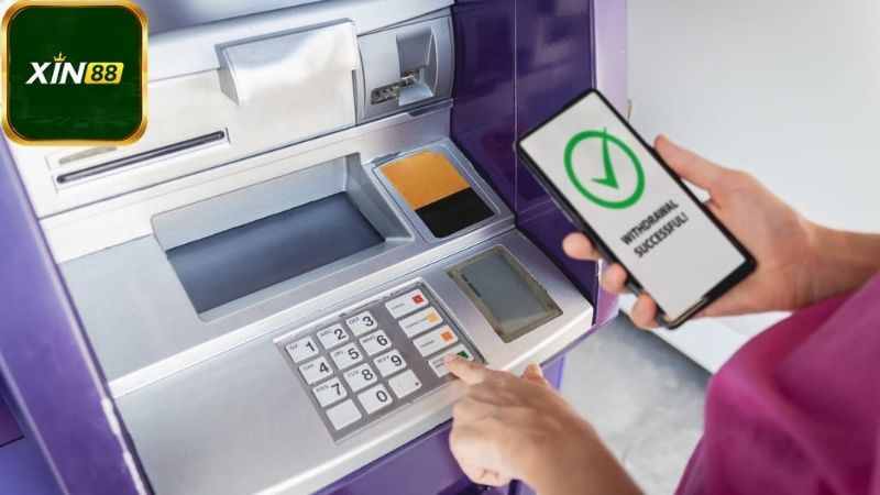 Các phương thức rút tiền Xin88 thông dụng hay được dùng